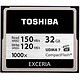 TOSHIBA 东芝 EXCERIA CF存储卡 32G 极至瞬速 读150M写120M 1000倍速/VPG-20