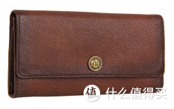 FRYE Melissa 复古真皮软钱包 浅棕色