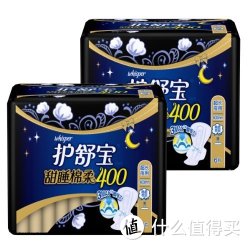 whisper 护舒宝 甜睡棉柔400卫生巾6片装*2
