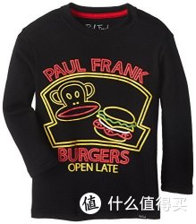 Paul Frank 大嘴猴 Neon Julius Long Sleeve Thermal 儿童长袖T恤