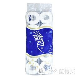 清风 几何（蓝）卷纸 3层240段*10卷