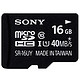 索尼（SONY）16G TF(MicroSD) UHS-1高速存储卡(Class10)读取速度40MB/S