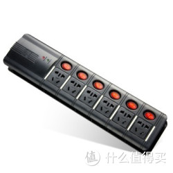TOP 突破 TZ-C0726K6-30 3米 6孔插座 防过载插线板 分控开关 防雷