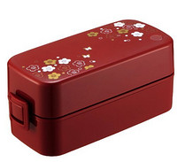 ASVEL 阿司倍鹭 SS-T620 梅花饭盒 附和色外套袋 620ml 315527 红色