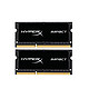 HyperX 骇客神条 DDR3 1600 16g(8g*2)笔记本内存条16g套 兼容1333