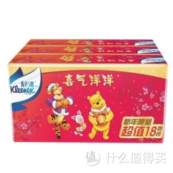 Kleenex 舒洁 迪士尼 取式面巾纸 双层150抽*18包