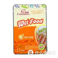 Luscious 路斯优加妙鲜包  鲜肝软骨100g（宠物用）