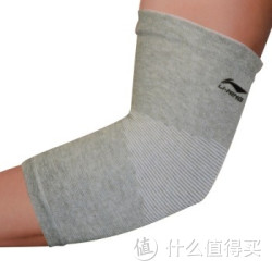 LI-NING 李宁  男女款运动护具 竹炭针织AQAH228-1 护肘M码（两只）