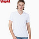 Levi's 李维斯 男士纯棉鸡心领短袖T恤2件套装 66548-0001