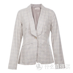 DKNY  唐可娜儿 JEANS女子卡其色休闲西服外套W01658-2