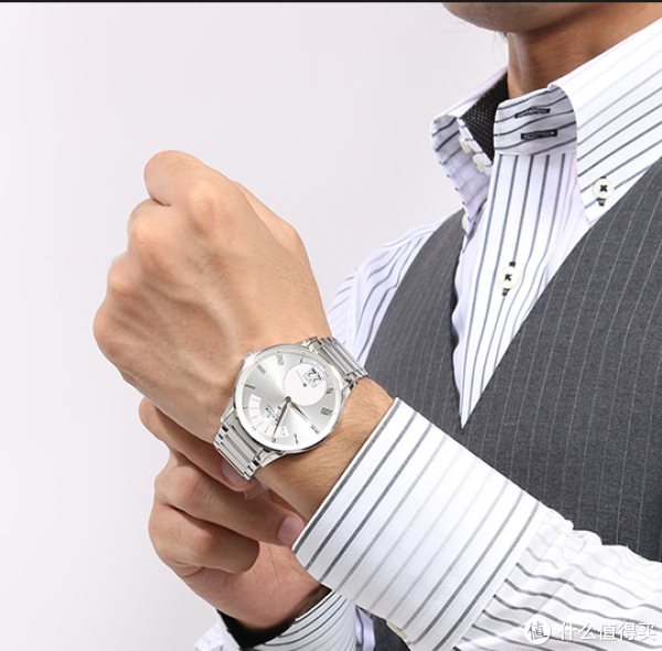 EDOX 依度 Les Vauberts系列 Day Retrograde 34006-3A-AR 男款计时腕表