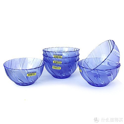 DURALEX 多莱斯 517430M 蓝色花纹碗  6只装 18cm