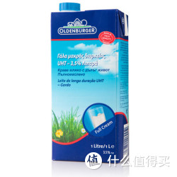 Oldenburger 欧德堡 超高温灭菌全脂纯牛奶 1L