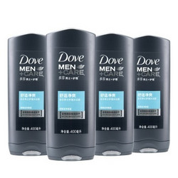 Dove 多芬 男士舒适净爽 沐浴露 400ml*4瓶