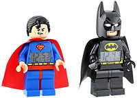 LEGO 乐高 9009532 超人+ 蝙蝠侠套装 闹钟