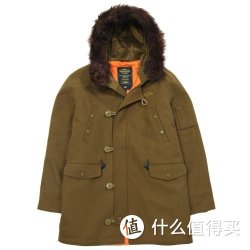 大码福利：Alpha Industries 阿尔法工业 Treaty Wool Parka Coat 男士大衣