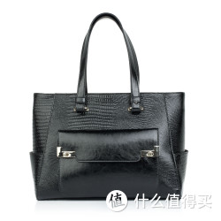 BeLLE 百丽  C7712DX4 黑色压花PU革 单肩女包