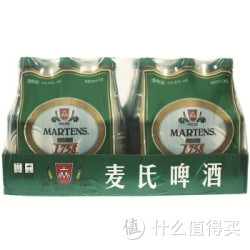 MARTENS 麦氏 1758 10°P 醇厚啤酒 660ml*24瓶*2