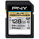 新低价：PNY 必恩威 Elite Performance 128GB SD存储卡（读95M/s、写65M/s）