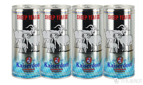 Kaiserdom 凯撒白啤酒 1L*4听（羊年礼盒装）