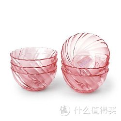 DURALEX 多莱斯 500100M  家庭餐具粉红色碗 6只装 12cm
