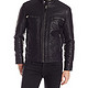 Calvin Klein Bubble Faux Leather Moto Jacket 男款仿皮机车夹克