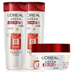 L'OREAL PARIS 巴黎欧莱雅 多效修复洗护套装 （洗发露400ml*2瓶+发膜250ml）