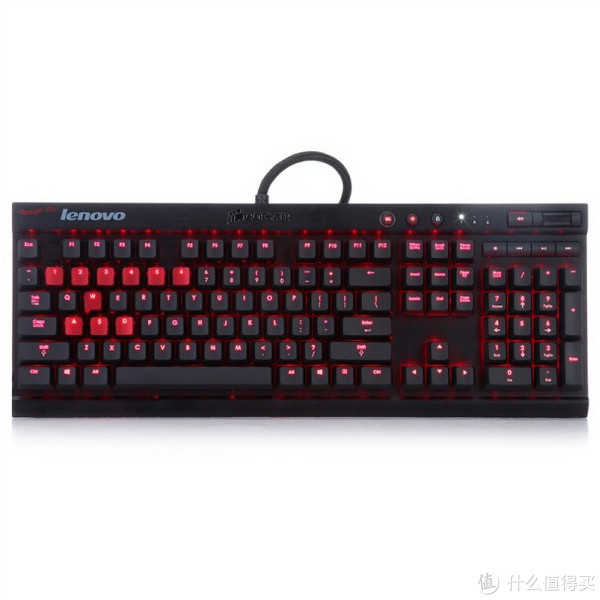 CORSAIR 海盗船 K70 机械键盘 红轴 联想定制版（可编程背光、无冲、掌托）
