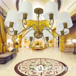PHILIPS 飞利浦 华典八头吊灯白色 客厅灯 