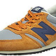 New Balance 新百伦 中性 休闲跑步鞋 U420PROB-D-45 橘黄色＋灰色＋藏蓝色 37 (US 4.5)