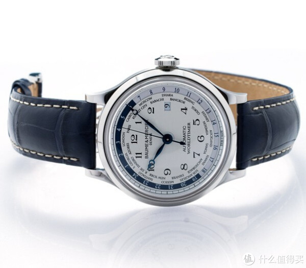 BAUME & MERCIER 名士 Capeland Worldtimer 卡普蓝世界时间系列 M0A10106 男款机械腕表