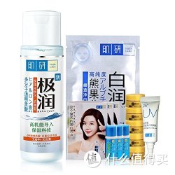Mentholatum 曼秀雷敦 肌研极润化妆水100ml+美白化妆水9ml*3+高保湿面霜4g*5+美白面膜20ml+美白隔离乳 5g