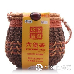 中粮中茶 窖藏珍品 广西六堡茶黑茶 箩装80g