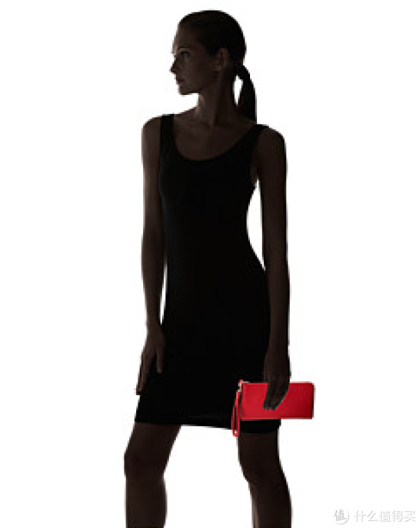 COACH 蔻驰 Box Program 女士真皮手拿包