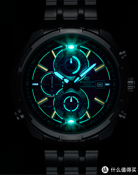 CASIO 卡西欧 Neon Illuminator EDIFICE系列 EFR-536D-1A2VCF 男款时装腕表