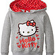 Hello Kitty Fleece Pullover Hood with Polka Dots 女童连帽抓绒外套