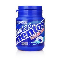 Mentos 曼妥思 无糖口香糖 瓶装 56g 薄荷味