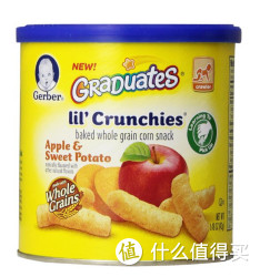 Gerber Graduates Lil' Crunchies Apple Sweet Potato 苹果口味泡芙条 42g*6