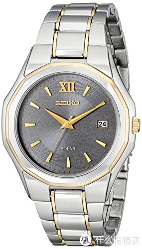 SEIKO 精工 SNE166 男士太阳能腕表