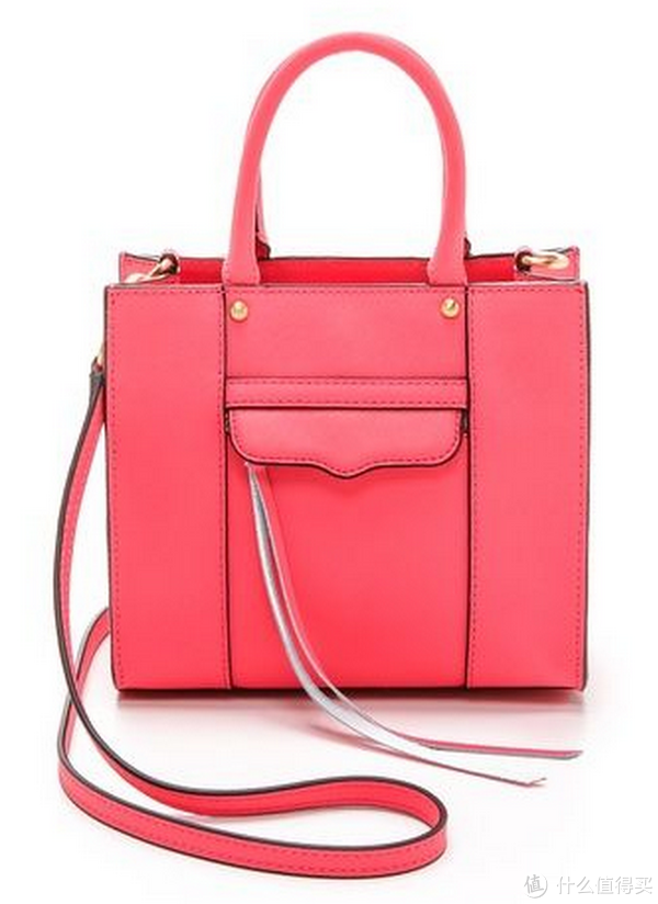 REBECCA MINKOFF MAB Tote Mini 女士单间手提包 西瓜红色