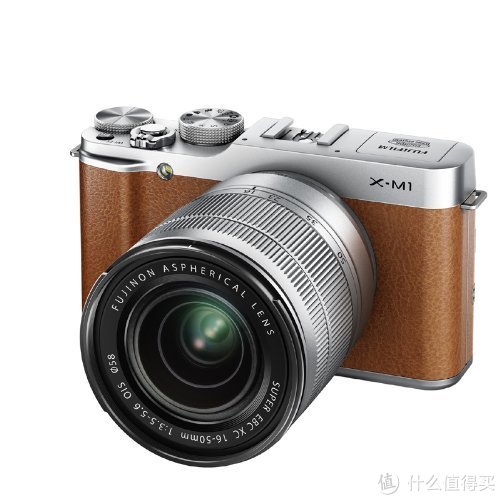 FUJIFILM 富士 X-M1 16-50mm套机 棕色、黑色