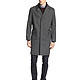 Cole Haan Tweed Coat 灰色长款羊毛大衣