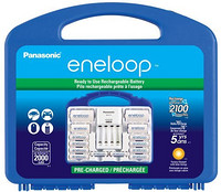 再特价：eneloop 爱乐普 充电电池套装 8节5号、2节7号、转换筒、智能充电器