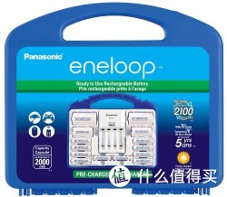 eneloop 爱乐普 充电电池套装 8节5号、2节7号、转换筒、智能充电器