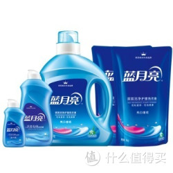 蓝月亮 机洗绝配套餐C：1瓶500克预涂装+1瓶2kg亮白机洗洗衣液+2袋1kg亮白洗衣液补充装+1瓶80g旅行装