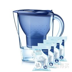 Brita 碧然德 滤水壶 Marella XL 3.5L 一壶四芯(蓝色)