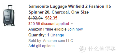 Samsonite 新秀丽 Luggage Winfield 2 Fashion HS Spinner 万向轮拉杆箱 20寸