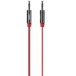 BELKIN 贝尔金AV10127qe04-RED亮彩系列3.5mm音频线 (1.2米,扁平线,红色)