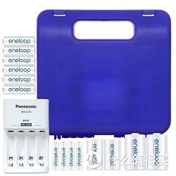 Panasonic 松下 eneloop 爱乐普 K-KJ18MCC64C 标准充电器高性能充电电池家庭套装 10节装