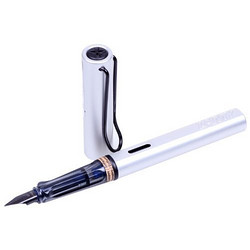 LAMY 凌美 AL-star 恒星系列 EF尖墨水笔(钢笔)银白 含吸墨器
